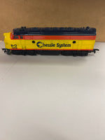 HO Scale Bargain Engine  100 C&O Diesel Engine Used Fair