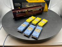 K-Line k694-1891 Pennsylvania Railroad PRR Classic Auto Loader w/Cars O SCALE Like New