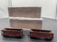 Walthers 932-50132,50133 Norfolk Southern NS No herald Set of 2 Greenville 100T 2 Bay hoppers N SCALE  WEATHERED AS IS Like New