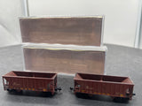 Walthers 932-50132,50133 Norfolk Southern NS No herald Set of 2 Greenville 100T 2 Bay hoppers N SCALE  WEATHERED AS IS Like New