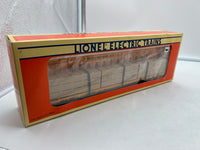 Lionel 6-16397 Milwaukee Road center I-beam flatcar with wood O scale NEW