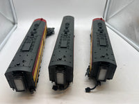 MTH Premier 20-2207-1 Kansas City Southern E-8 ABA Diesel Engine Set - KCS. Cab 26 & 28 With ProtoSound, BCR. O SCALE Like New