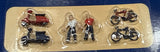 Lionel 1957150 Bicycle and Scooters Figurines HO Scale  NEW