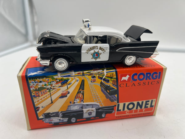 Corgi 51302 LIONEL CITY DIECAST CHEVROLET SHERIFF'S CAR LCPD O SCALE Like New