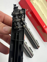 Arnold Rivarossi 0554 Lackawanna heavyweight passenger set 3 pcs N scale Like New Damaged Box