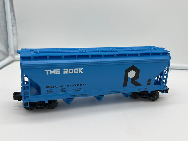 Lionel  6-17122 Rock Island three bay hopper "The Rock" O scale Like New