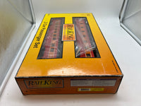 MTH Railking 30-6725 Southern Pacific 2-Car 60' Streamlined ABS Sleeper/Diner Passenger Set - Smooth Sided - SP Sleeper #10200, Diner #9001 O SCALE Like New
