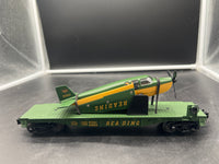 MTH Railking 30-76518 Reading Flat Car w/Airplane #9283. O SCALE Like New