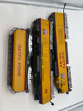 MTH Premier MT-2124LP Union Pacific UP Gas Turbine Diesels Engine set O SCALE Like New Damaged Box