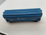 Lionel 6-17118 ADM 3 bay ACF centerflow covered hopper car O SCALE BROKEN STEP (COSMETIC)AS IS  Like New