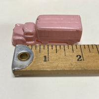 Lot of 4 1.5-2 in  pink plastic vintage cars