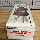 Lionel 6-7204 Southern Pacific Daylight Painted Aluminum Passenger Car o-scale