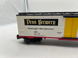 MTH Railking 30-78139 Penn Brewery Modern Reefer Car #1986. Pittsburgh PA  Microbrewery O SCALE Like New