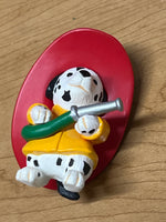 Hallmark 1993 , Faithful Fire Fighter, Dalmatian Ornament Like New