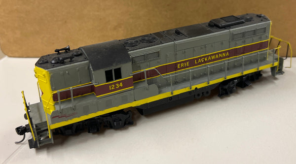 HO Scale Bargain Engine 69 Erie Lackawanna Diesel NONPOWERED Used VG