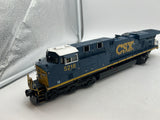 MTH Premier 20-21120-1 CSX ES44DC Diesel Engine with Proto-Sound 3.0 O SCALE Like New