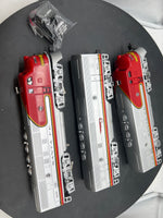 Lionel 6-11711 Santa Fe F-3 ABA diesel locomotive set with RS #8100 O SCALE Like New