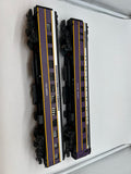 MTH Premier 20-6671 Atlantic Coast Line 2-Car 70' ABS Slpr/Diner Passenger Set - Smooth - ACL SLPR "Dillon County" DINER "Talladega" O SCALE Like New