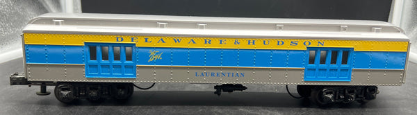 Williams Delaware & Hudson Laurentian Madison Coach Passener Car O SCALE Used Excellent Damaged Box