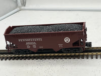 MTH Premier 20-90152g Pennsylvania O Scale Premier 2-Bay Offset Hopper Car Used Excellent