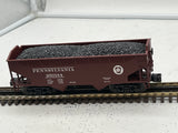 MTH Premier 20-90152g Pennsylvania O Scale Premier 2-Bay Offset Hopper Car Used Excellent