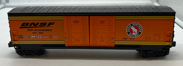 MTH Railking 30-70122B BNSF 25th Anniversary Great Northern Heritage 50' Double Door Plugged Boxcar O SCALE NEW