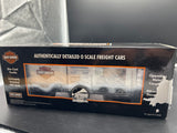 MTH Premier 20-90228a  HARLEY DAVIDSON 2005 SOFTBALL DELUXE MOTORCYCLE BOXCAR O SCALE NEW Damaged Box