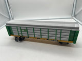 Lionel 6-16217 Burlington Northern auto carrier with screens Missing Back Door AS IS O SCALE Used