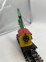 Lionel Tinplate Remake Crane Yellow, Red, Green O SCALE Used Excellent No Box