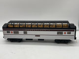 MTH Rugged Rails 33-6008 Pennsylvania O-27 Streamlined Full-Length Vista Dome Car #Lake View. O SCALE Like New