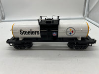 MTH Railking 30-40177B PITTSBURGH STEELERS TANK CAR O SCALE Like New