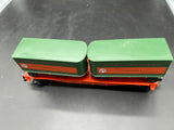 Lionel 6-9282 Great Northern flat car piggyback trailers  O SCALE Used Excellent