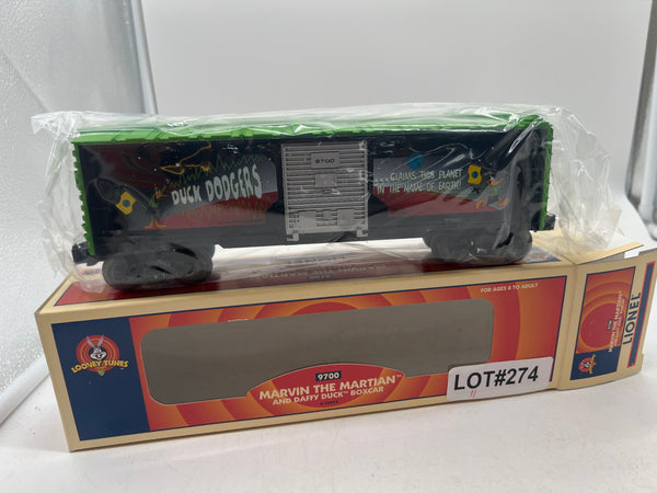 Lionel 6-16274 Marvin the Martian and Daffy Duck as Duck Dodgers boxcar O SCALE NEW