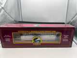 MTH Premier 20-95147 Norfolk Southern 60' Flat Car w/(4) ScaleTrax 10" Straights No. 992229 O SCALE Used Excellent as is