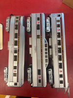 Lionel Canadian Pacific Passenger Car 3-pack 6-35253 6-35254 6-35255 Coach, Vista Dome, Observation O Scale Exposed to Water AS IS