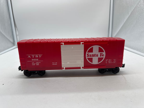 Lionel 6-9626 Santa Fe Hi-Cube Box Car O SCALE Like New