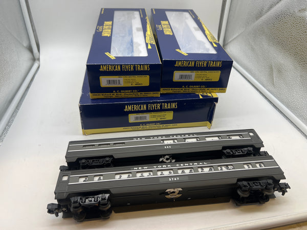 Lionel 6-48961 American Flyer New York Central Passenger Car 2-Pack S SCALE Like New