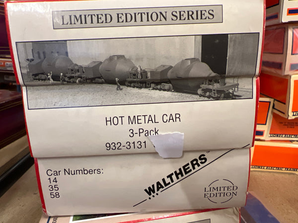 Walthers 932-3131  limited edition series hot metal car 3-pack kit Ho scale NEW