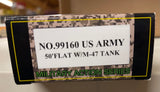 Model Power 99160 US Army 50' Flatcar w/ M-47 Tank HO SCALE