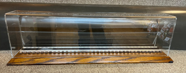 Lionel 24 inch (approx) wood display case clear plexiglass O SCALE NEW