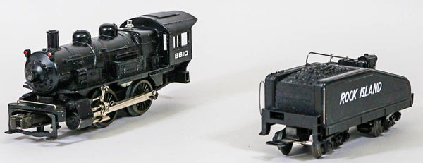 Lionel 6-18610 Rock Island 0-4-0 die cast steam engine and tender O scale  NEW