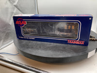 Atlas 2001003-4 CSX Box Car TRAINMAN Blue/Yellow O Scale NEW Damaged Box