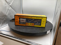 MTH Railking 30-74090 Pittsburgh Christmas RailKing Box Car O SCALE Like New Damaged Box