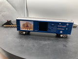 MTH Railking 30-74090 Pittsburgh Christmas RailKing Box Car O SCALE Like New Damaged Box
