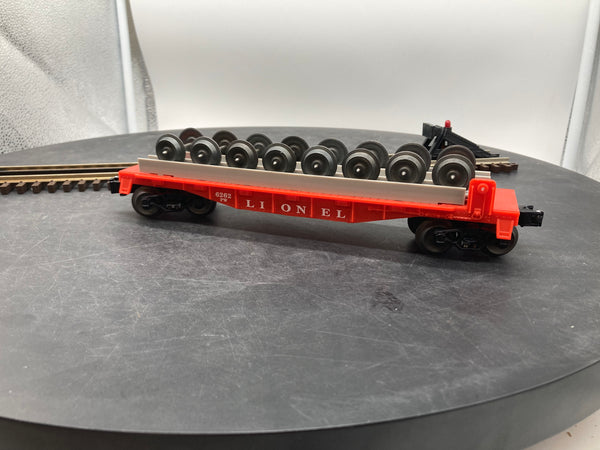 Lionel 6-19451 6262 wheel car post war celebration O SCALE Like New Damaged Box