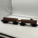 Lionel 6-82849 LOGGING DISCONNECT W/LOAD 2-PACK O SCALE NEW