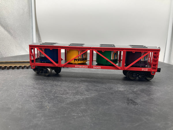 Lionel 6-19446 Pittsburgh paint vat car O SCALE Like New Damaged Box