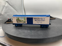 MTH Railking 30-74123 West View Dips RailKing Box Car O SCALE Like New