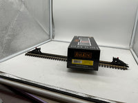 MTH Railking 30-74196 Harley-Davidson O scale RailKing 40' window box car with 2001 Dyna Low Rider NEW