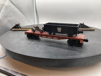 Lionel 6-19454 Pennsylvania PRR flatcar with gondola O SCALE Like New